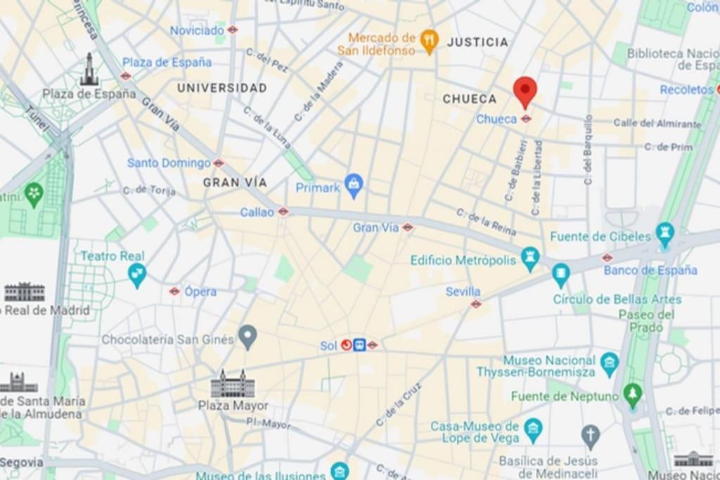 Super Cool Apt Para 4Pax En Plaza De Chueca Μαδρίτη Εξωτερικό φωτογραφία